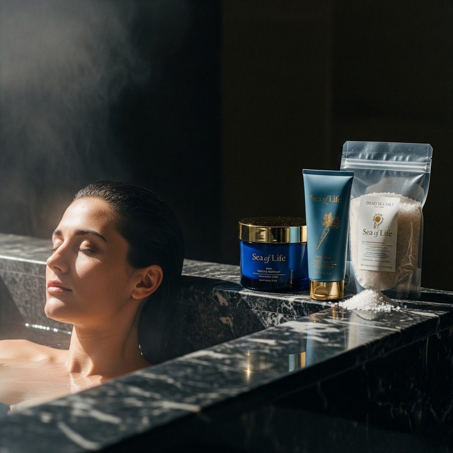 מוצרי Sea of Life – Dead Sea Salt ו-Body Cream